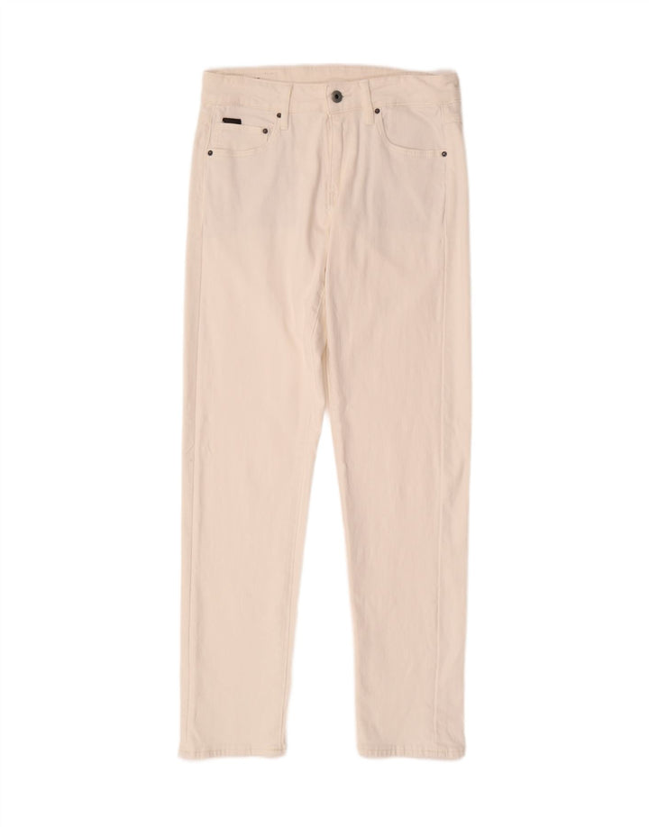 Jeans slim feminino G-STAR W26 L32 branco