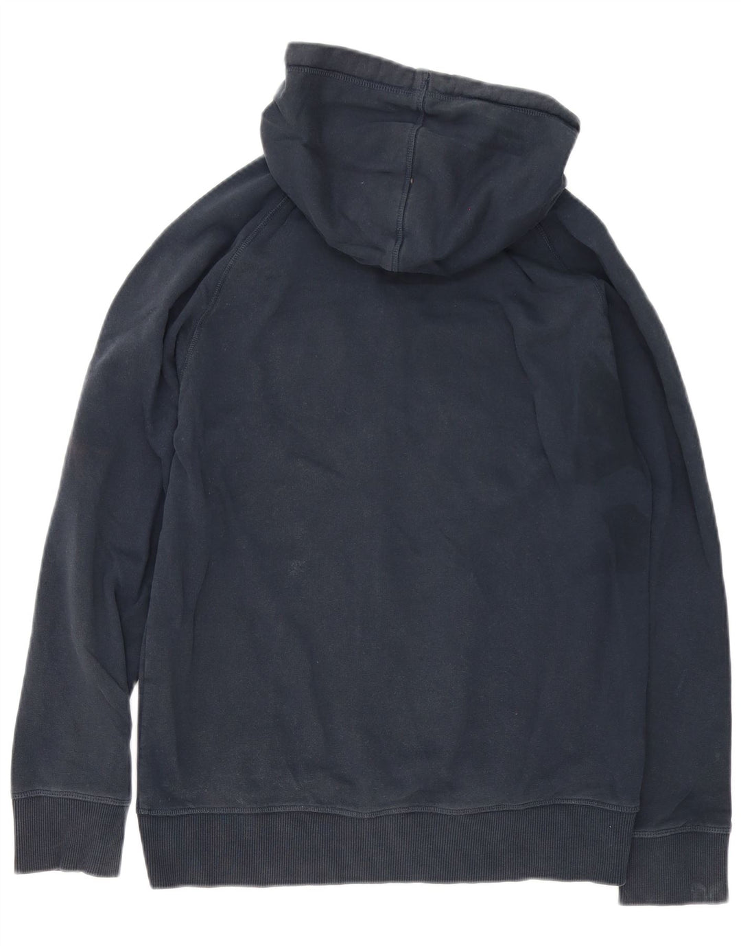 Suéter masculino Timberland com capuz e zíper médio azul marinho algodão