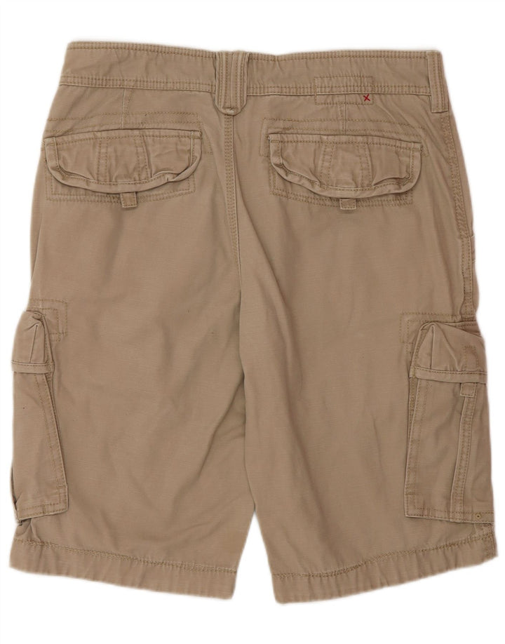 Shorts cargo masculino FAT FACE W32 algodão bege médio