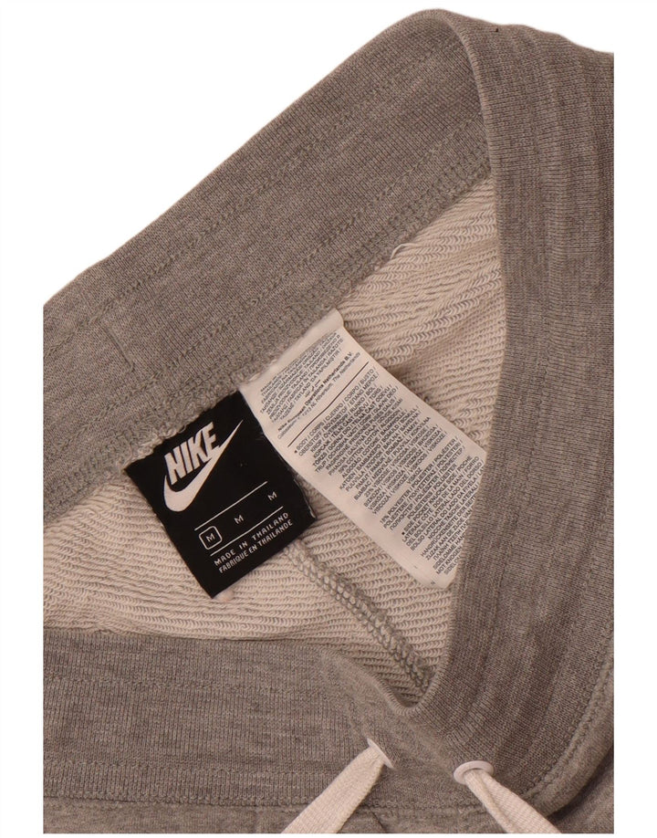 Shorts esportivos gráficos masculinos Nike médio cinza algodão