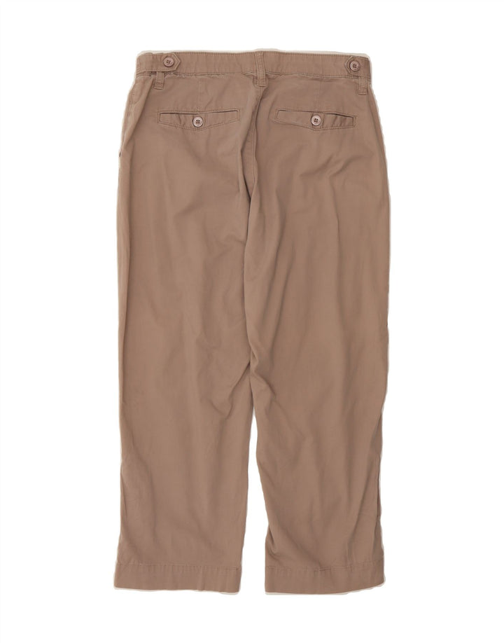 LEE Womens Straight Capri Trousers W29 L23 Brown Vintage Lee and Second-Hand Lee from Messina Hembry 