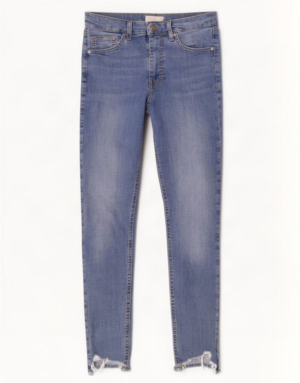 Topshop feminino Jamie Skinny Jeans W26 L26 azul poliéster