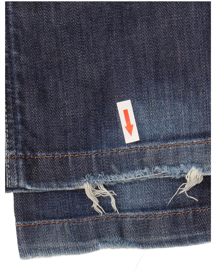 PEPE Jeans feminino bootcut jeans W27 L32 azul algodão