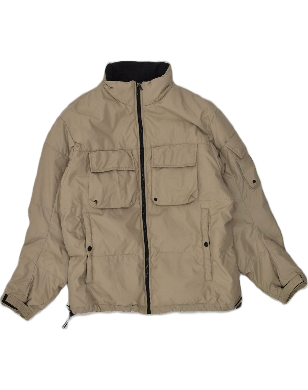 Jaqueta acolchoada masculina PEPE JEANS UK 36 poliéster bege pequeno