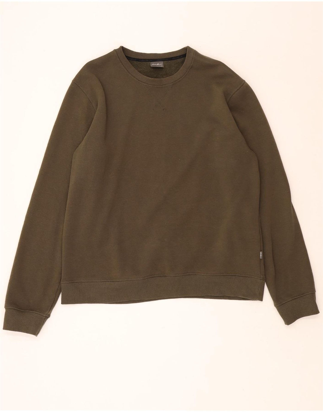 EDDIE BAUER Moletom masculino Jumper XL Algodão cáqui