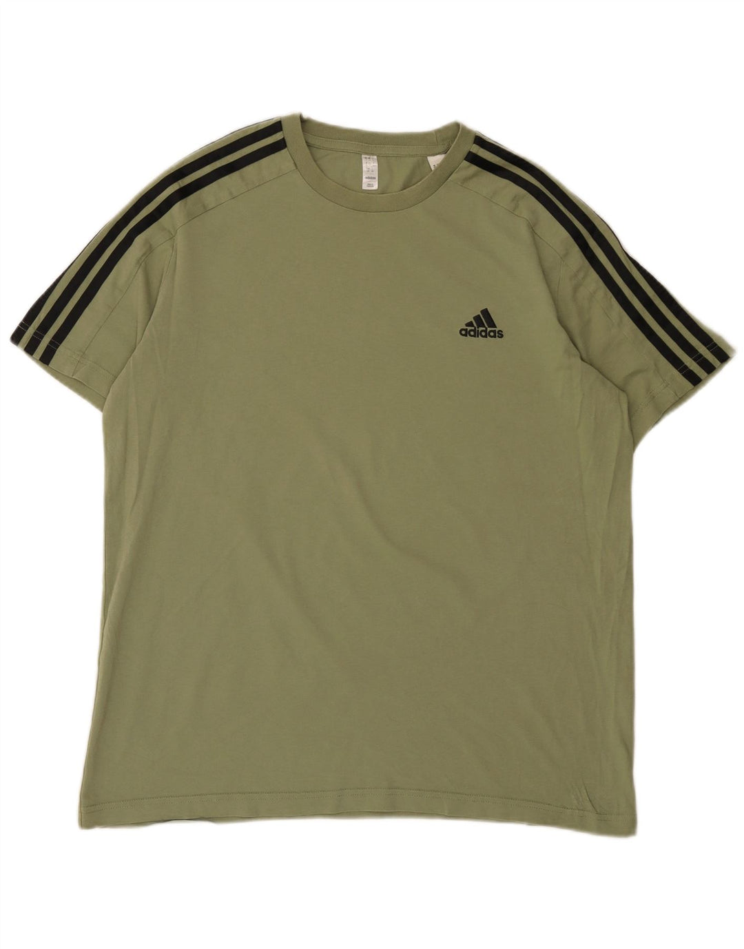 Adidas Mens Camiseta Top Grande Caqui