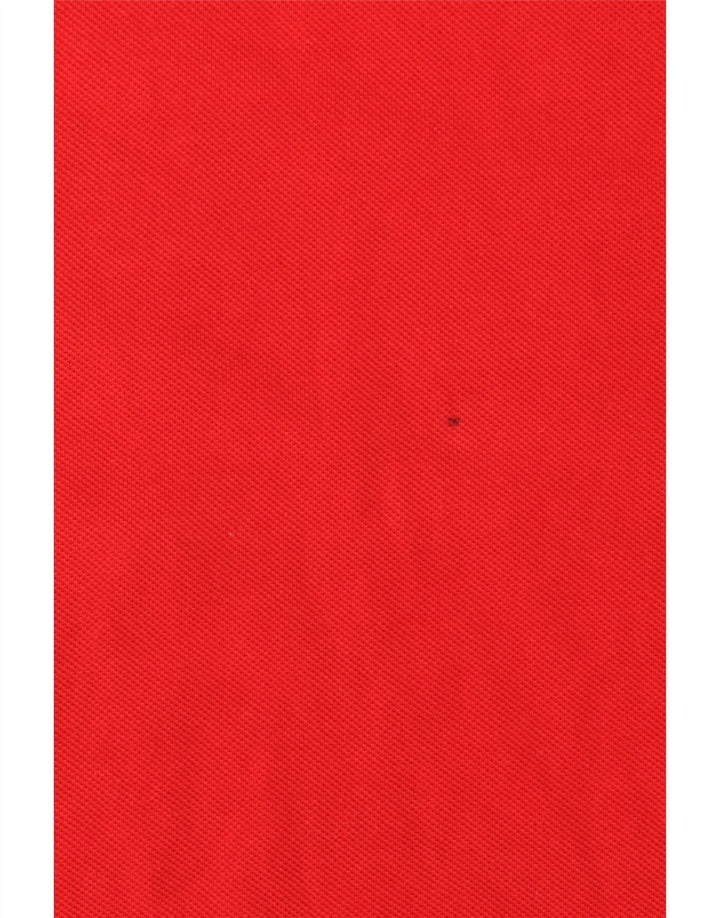 Camisa polo masculina Lacoste tamanho 7 2XL vermelha