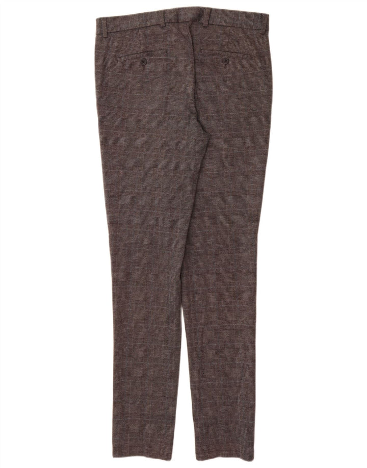 Calça Chino Masculina Slim Jack & Jones W32 L34 Cinza Houndstooth Poliéster