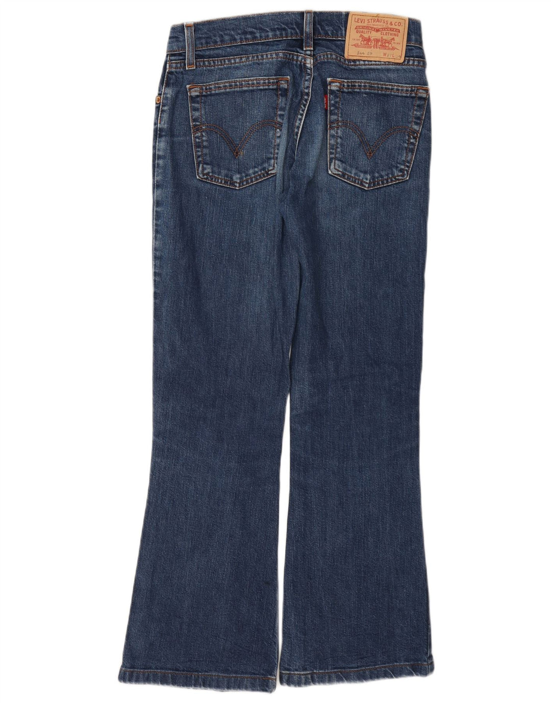 Calça jeans feminina Levi's 544 Bootcut W27 L28 azul