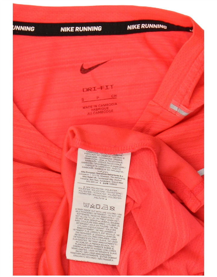 Camiseta Nike Masculina Dri Fit Top Pequeno Poliéster Listrado Vermelho