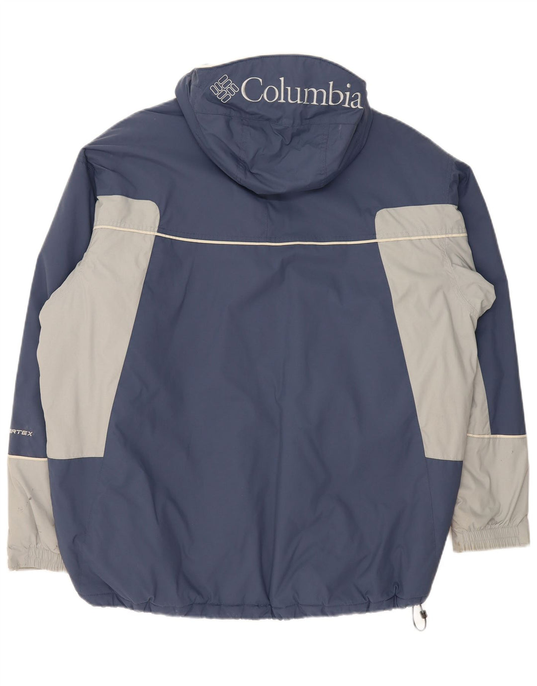 Jaqueta corta-vento masculina Columbia Loose Fit pulôver Reino Unido 42 XL azul marinho