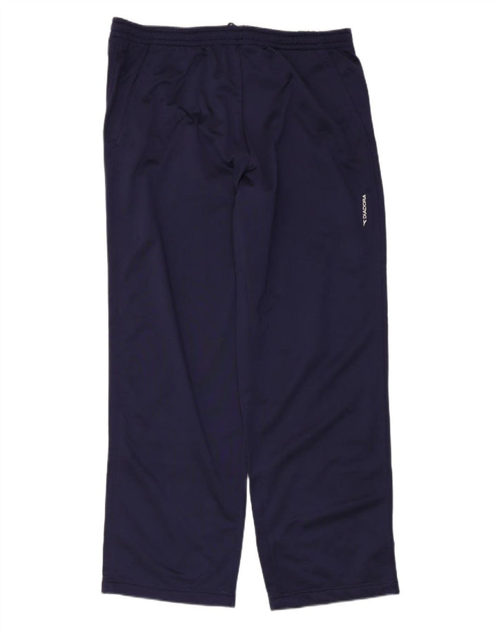 Calça de treino masculina Diadora IT 54 2XL azul marinho poliéster