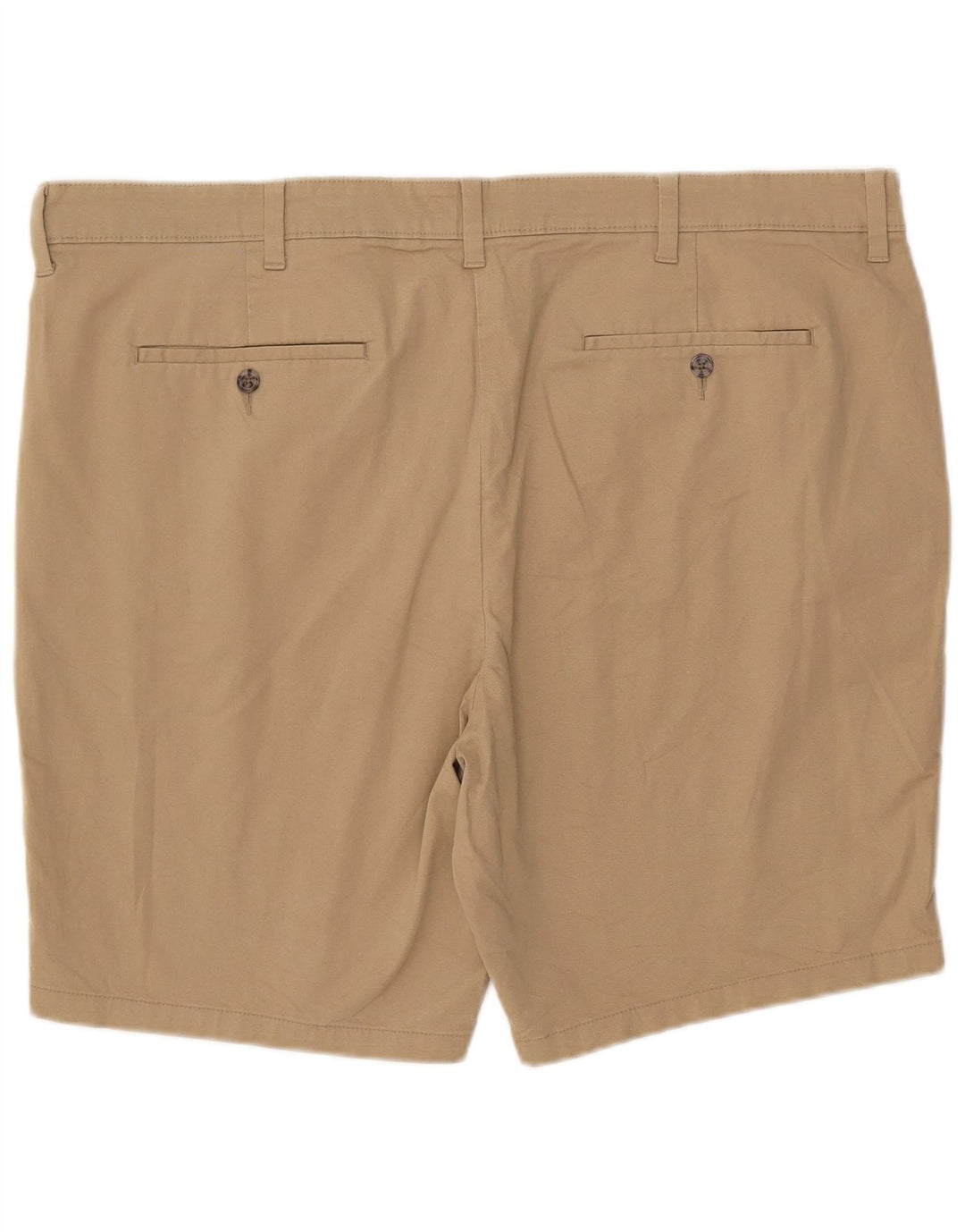 Shorts chino masculino Marks & Spencer W44 2XL algodão bege