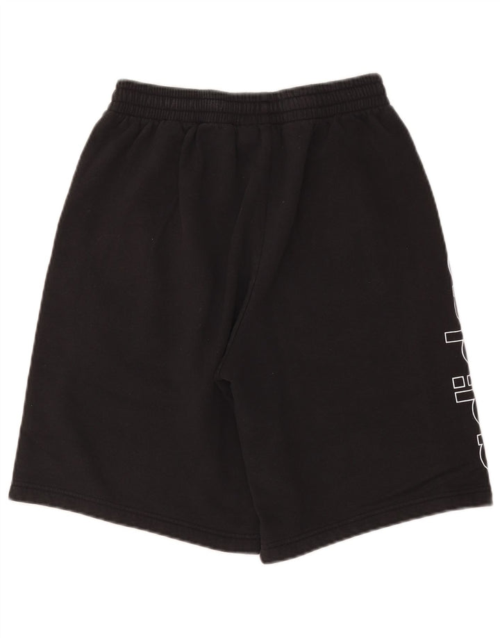 Shorts esportivos gráficos masculinos Adidas pequeno algodão preto