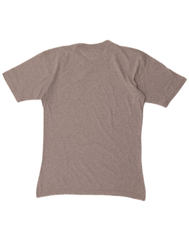 Camiseta gráfica masculina Kappa Top pequeno cinza manchado