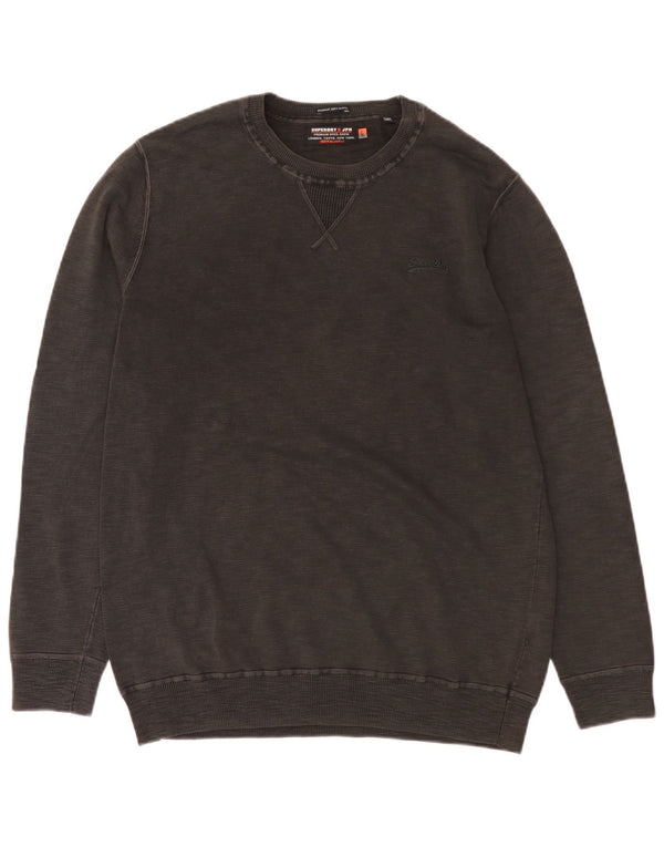 Suéter masculino Superdry 2XL algodão cinza