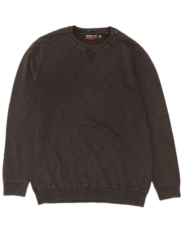 Suéter masculino Superdry 2XL algodão cinza