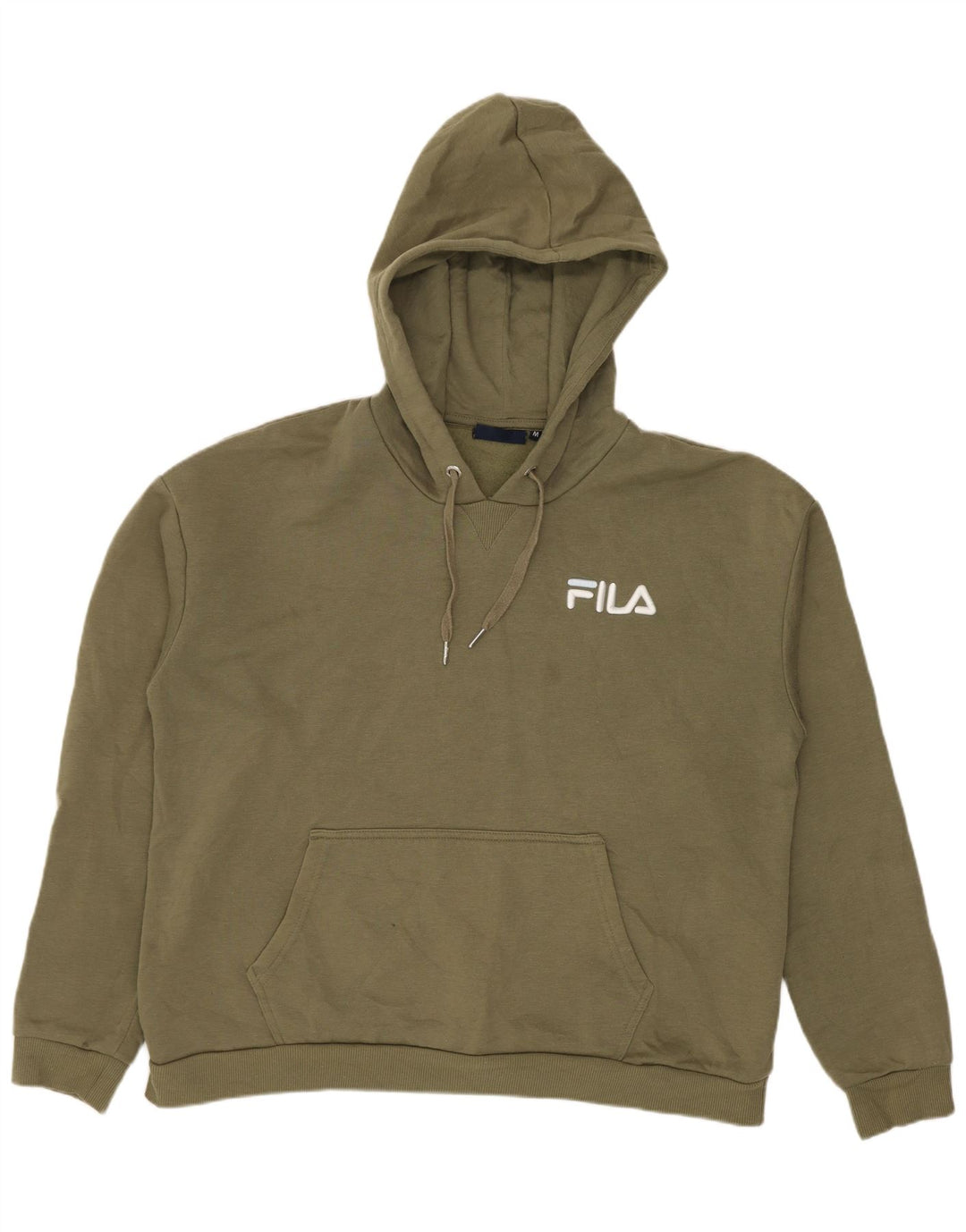 Fila Womens Oversized Hoodie Jumper UK 14 Médio Poliéster Cáqui