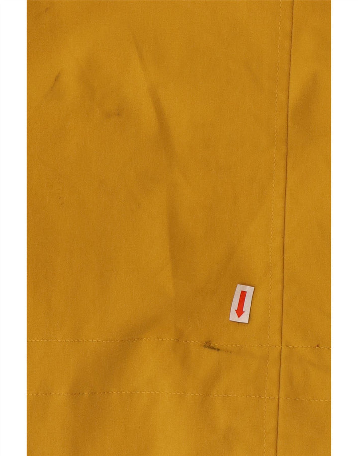 Capa de chuva feminina com capuz grande FAT FACE Reino Unido 16 grande poliéster amarelo