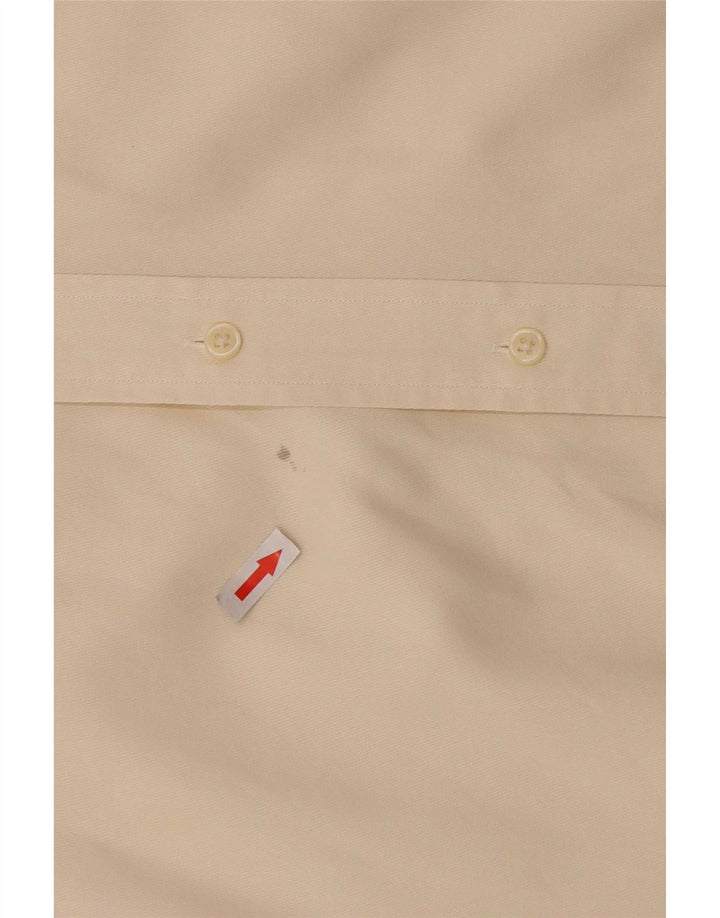 Ralph Lauren Camisa masculina clássica de ajuste grande de algodão branco