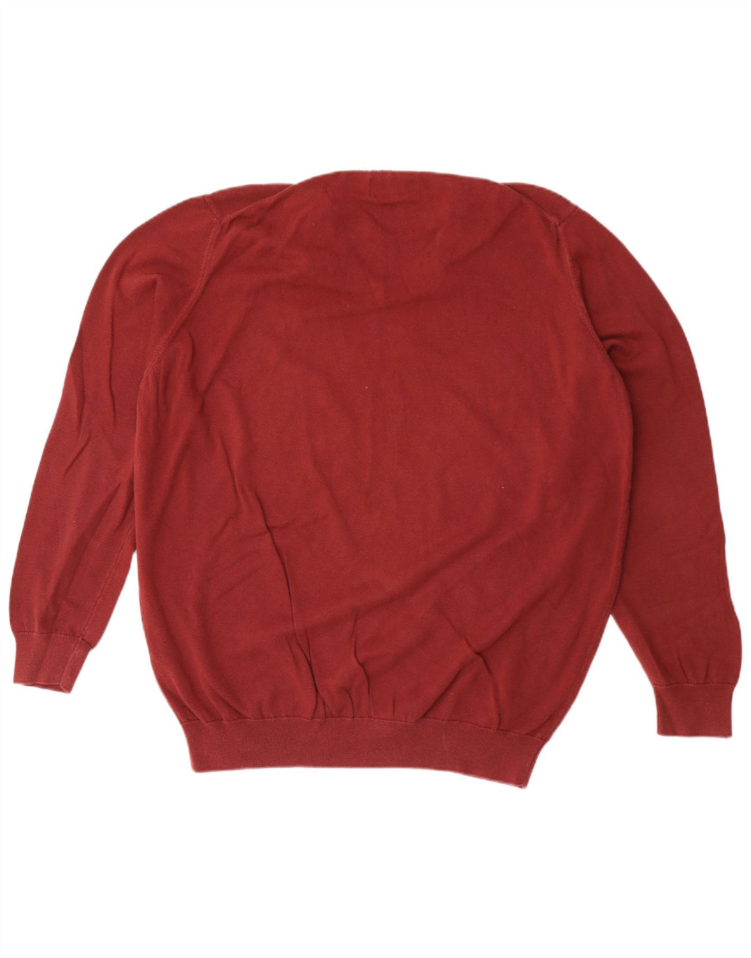 Suéter masculino Barbour com decote em V 2XL algodão marrom