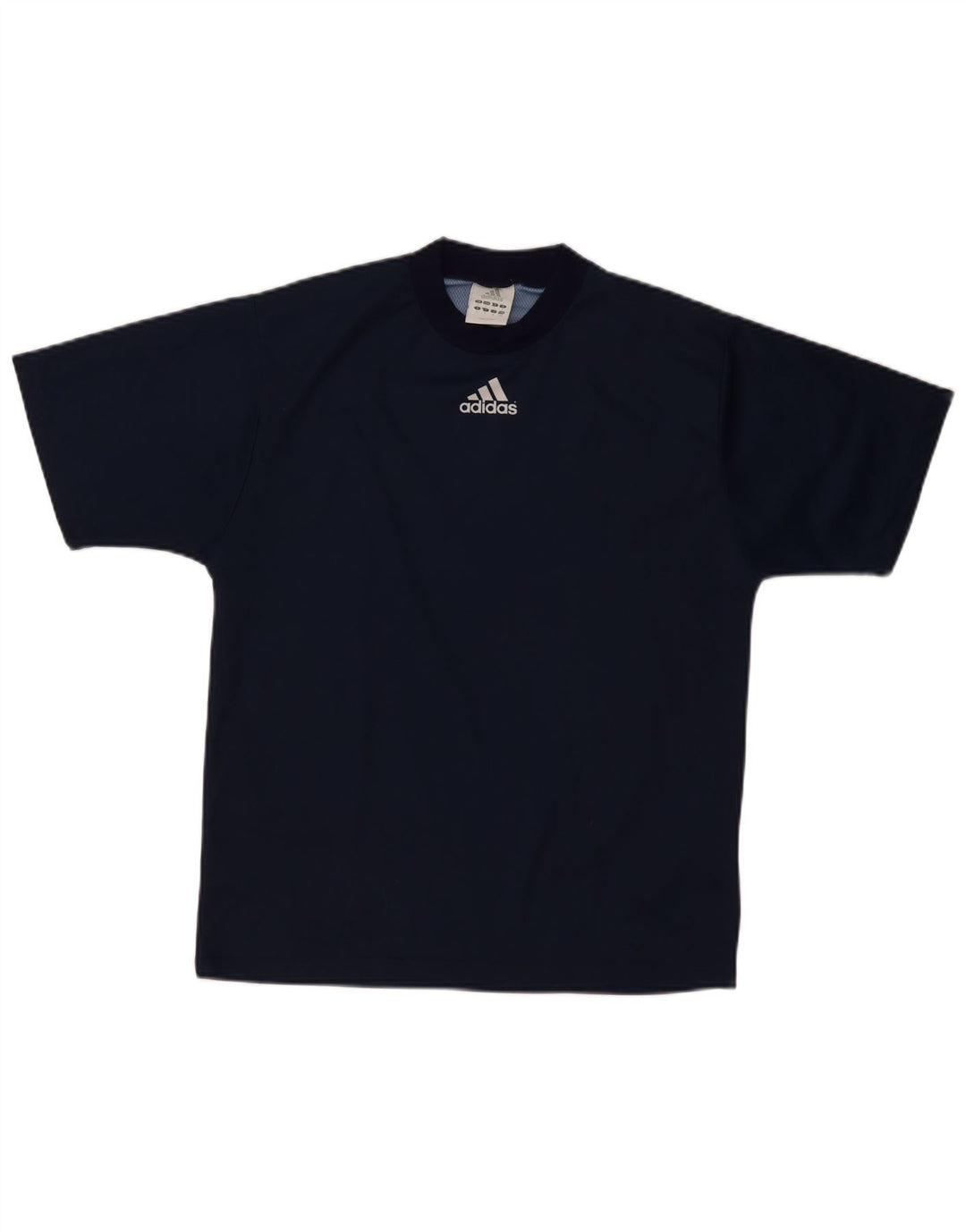Adidas Mens Graphic T-Shirt Top Pequeno Poliéster Azul Marinho