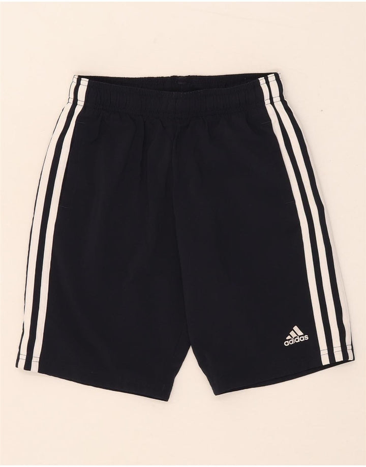 Shorts esportivos Adidas meninos 9-10 anos azul marinho poliéster