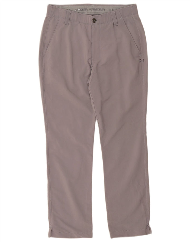 Calça chino reta feminina UNDER ARMOUR W32 L29 cinza