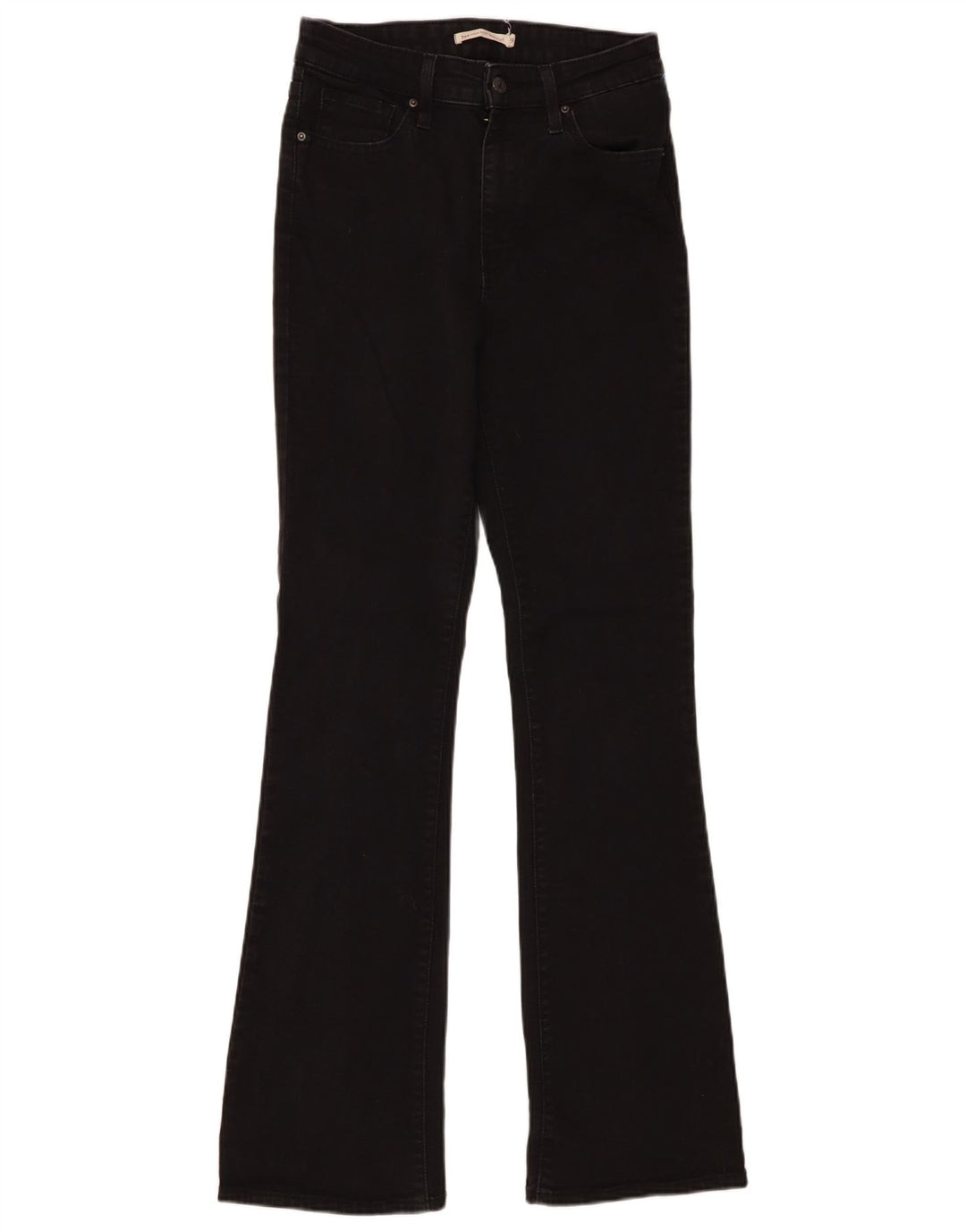 Calça jeans feminina Levi's 725 High Rise Bootcut W29 L34 algodão preto