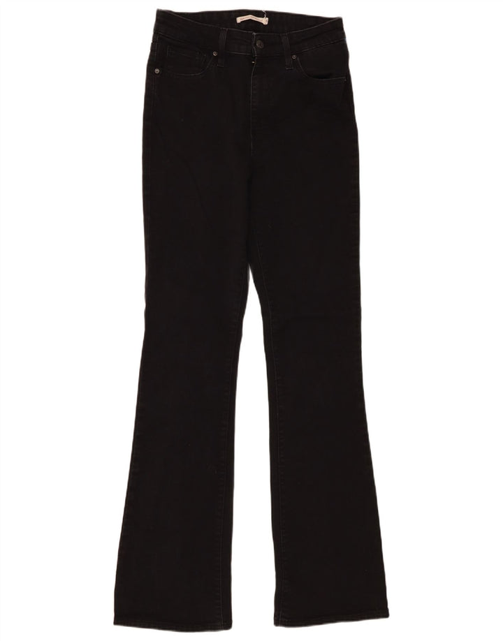 Calça jeans feminina Levi's 725 High Rise Bootcut W29 L34 algodão preto