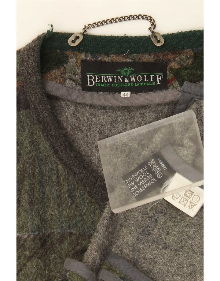 Berwin & Wolff Jaqueta feminina Trachten Blazer EU 44 XL verde novidade