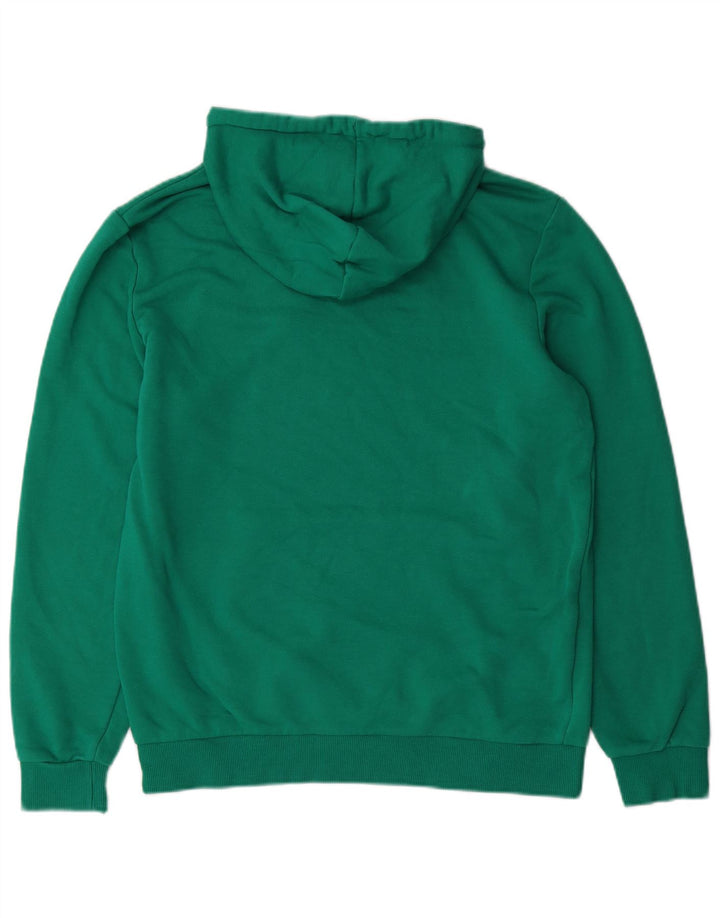 PUMA Mens Graphic Hoodie Jumper Médio Verde