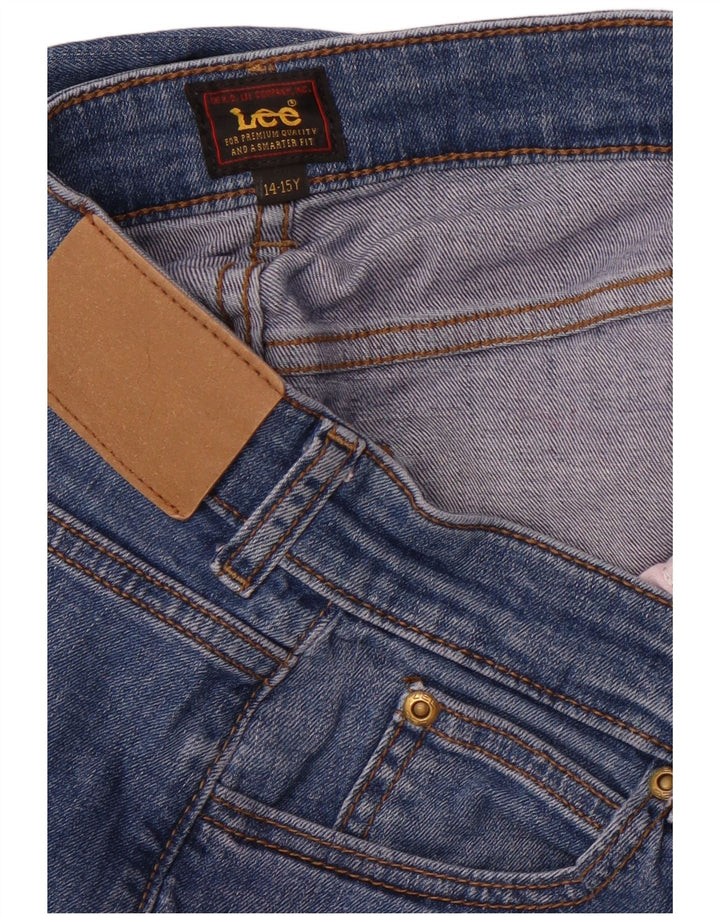 LEE Girls Jeans retos 14-15 anos W30 L29 algodão azul