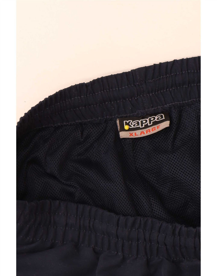 Calça de treino Kappa masculina Capri XL azul marinho poliéster