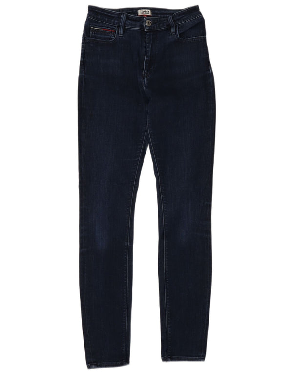 Jeans skinny feminino Tommy Hilfiger W28 L32 algodão azul marinho