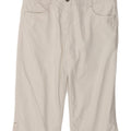 Bermuda feminina John Lewis Reino Unido 14 grande W32 algodão branco