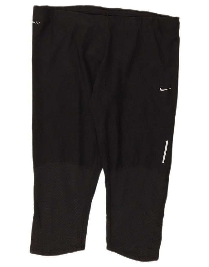 Leggings Nike Dri Fit Capri UK 18 XL Preto Poliéster