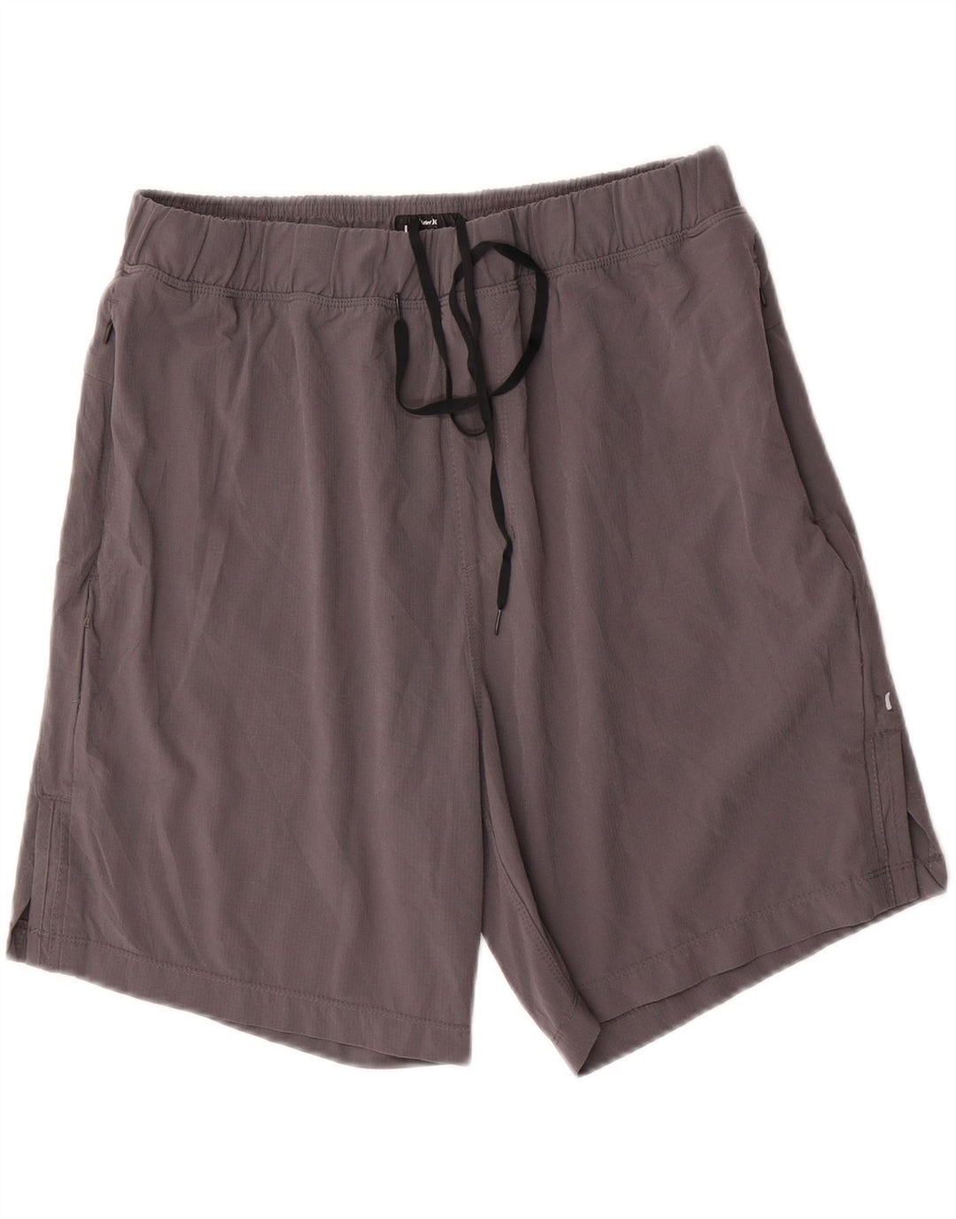 Shorts esportivos masculinos HURLEY poliéster cinza grande