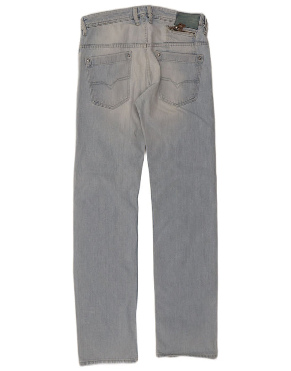 Diesel Mens Onijo Straight Jeans W30 L32 Azul Algodão