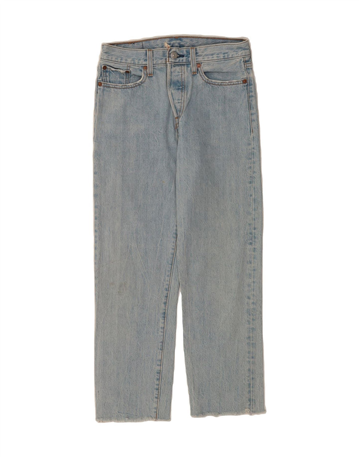 LEVI'S Womens Straight Jeans W26 L25 Blue Cotton Vintage Levi's and Second-Hand Levi's from Messina Hembry 