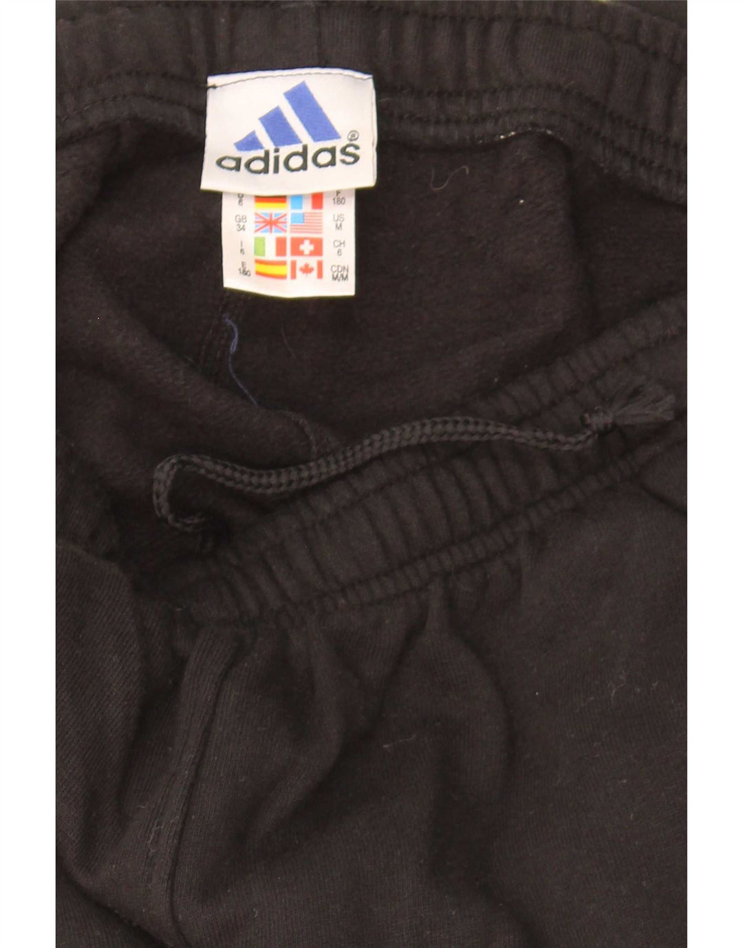 Calça Adidas Mens Treino Médio Algodão Preto