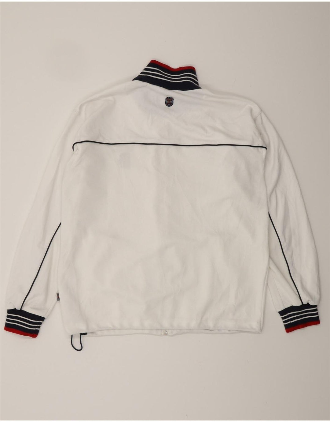 Jaqueta bomber masculina Diadora UK 40 grande poliéster branco