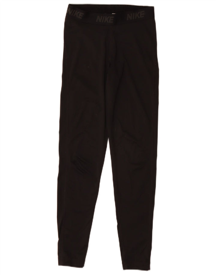 Leggings Nike Dri Fit Graphic UK 10 Pequeno Poliéster Preto
