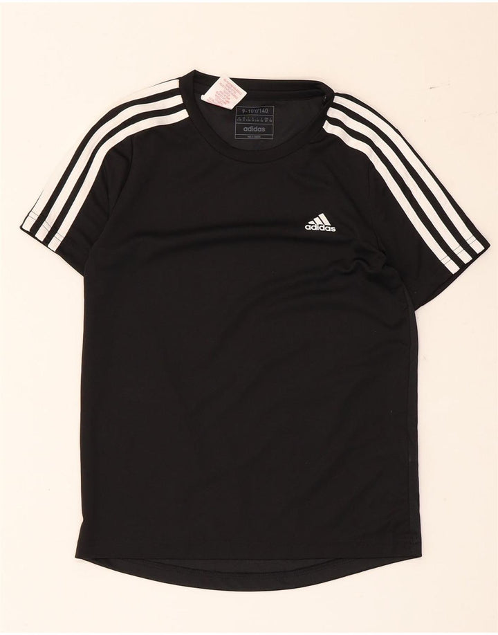 Camiseta Adidas Boys Aeroready Top 9-10 Anos Poliéster Preto