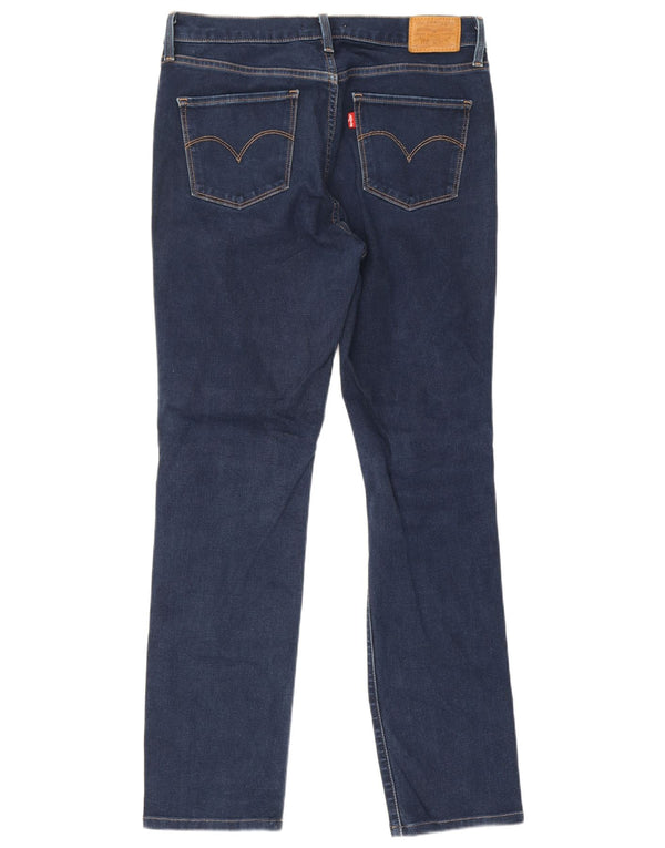 Calça jeans feminina Levi's 312 Shaping Slim W30 L28 azul marinho algodão