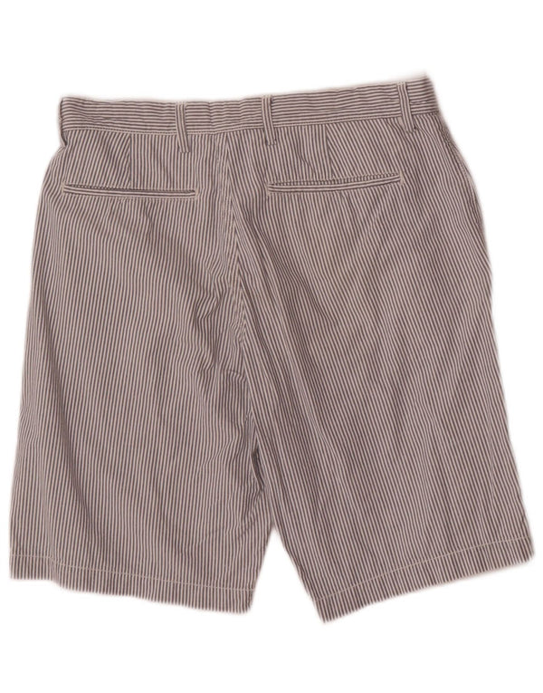 Shorts Chino Masculino Gap W29 Pequeno Algodão Listrado Branco