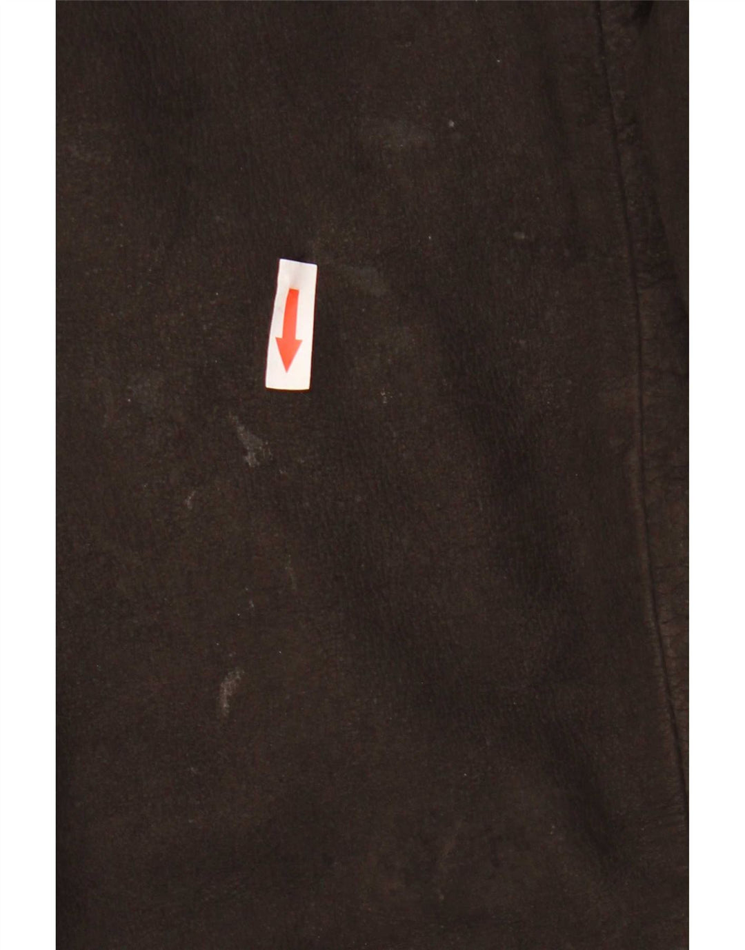 Calça masculina de couro fino Tom Ramsey EU 48 médio W32 L29 couro marrom