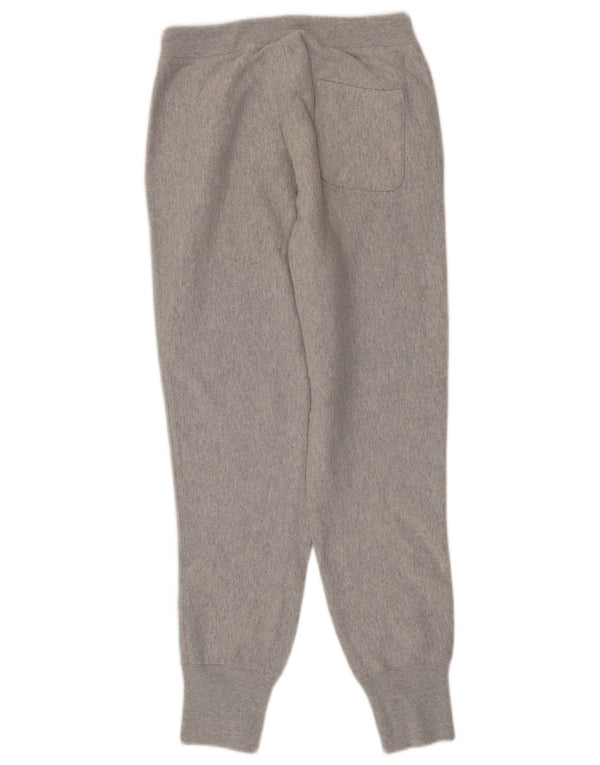 Calça de treino feminina Champion Joggers UK 8 pequeno algodão cinza