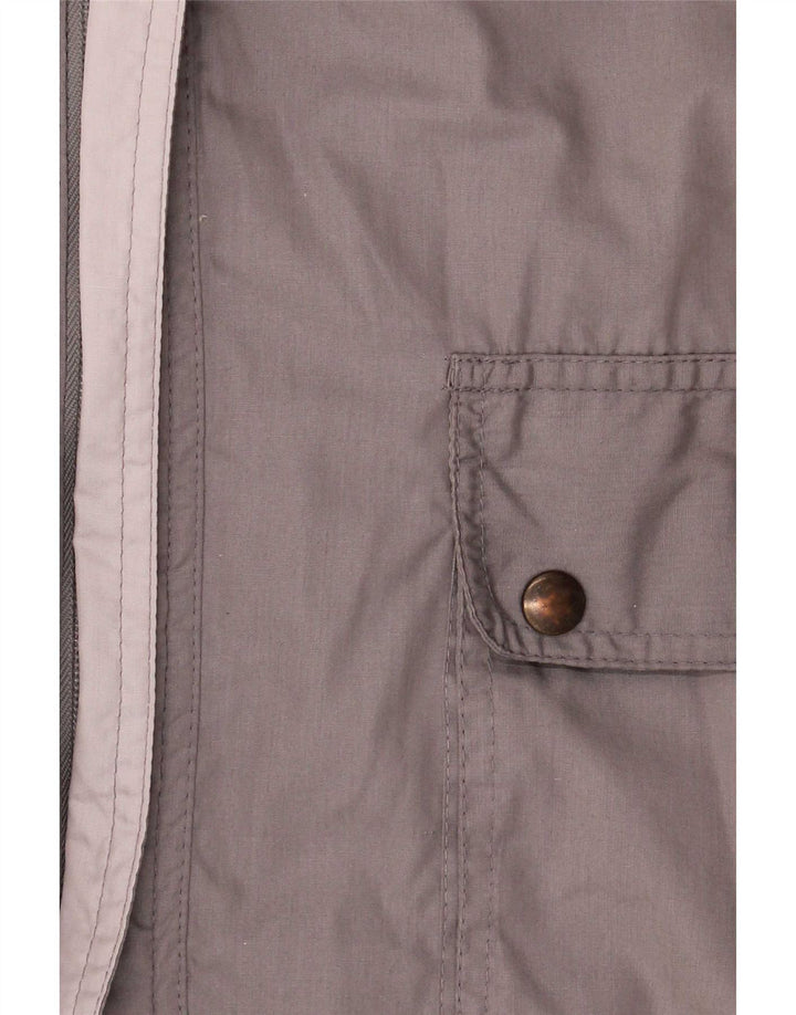 Jaqueta bomber masculina C&A IT 58 4XL cinza Colourblock poliéster