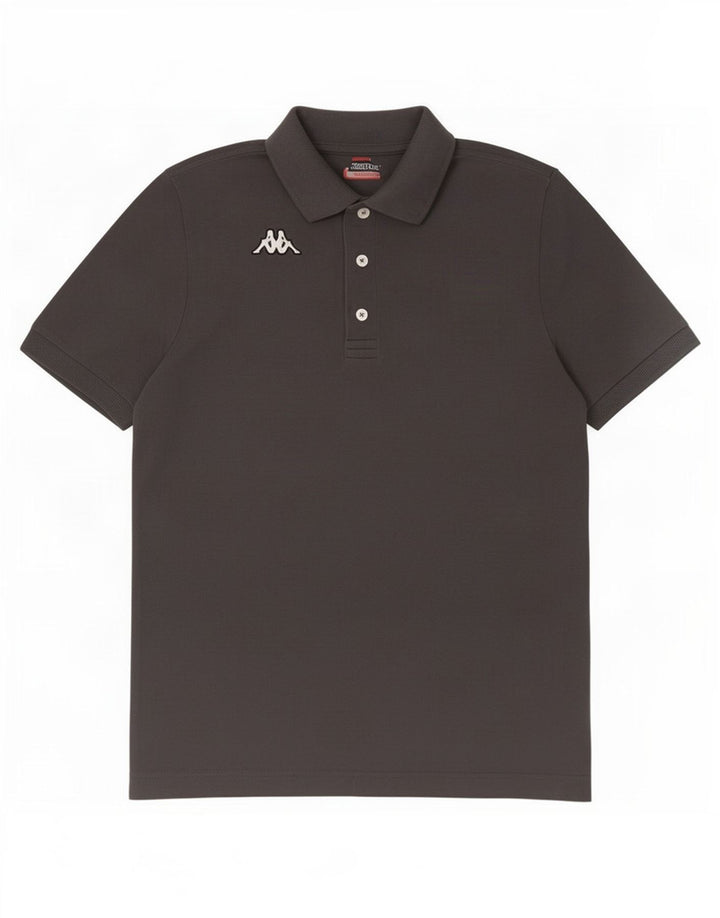 Camisa polo masculina Kappa cinza médio